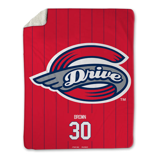 Greenville Drive - MILB Baseball : Dylan Brown - Blanket-0