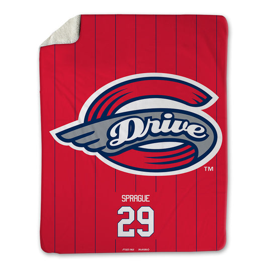 Greenville Drive - MILB Baseball : Shea Sprague - Blanket-0