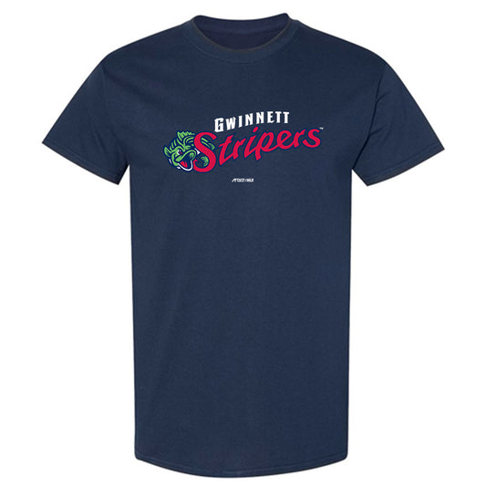 Gwinnett Stripers - MILB Baseball : Blake Burkhalter - T-Shirt-0