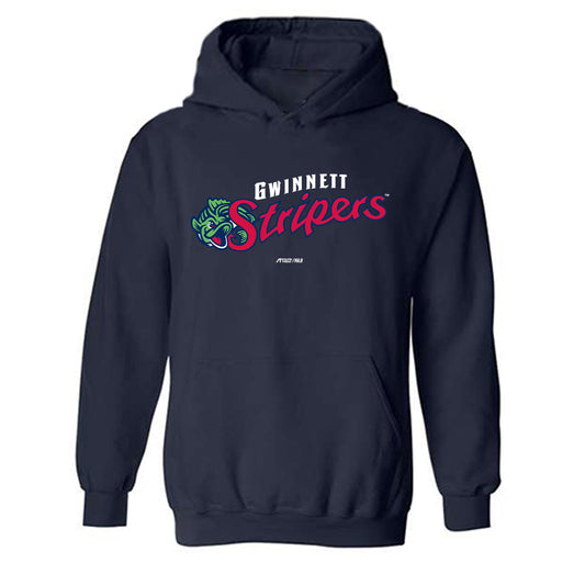 Gwinnett Stripers - MILB Baseball : Elieser Hernandez - Hooded Sweatshirt-0