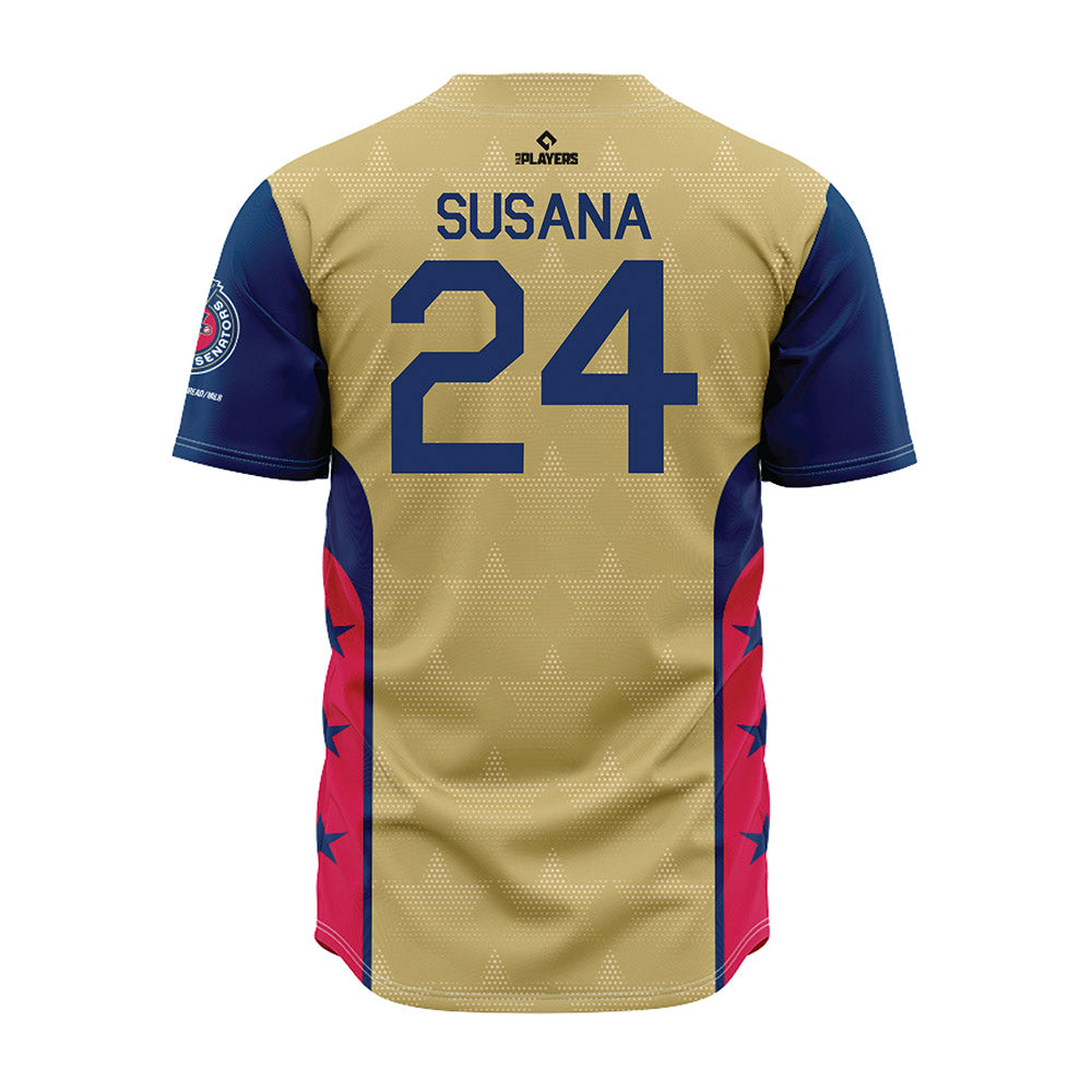 Harrisburg Sens - MILB Baseball : Jarlin Susana - Jersey-1