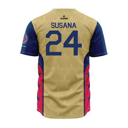 Harrisburg Sens - MILB Baseball : Jarlin Susana - Jersey-1