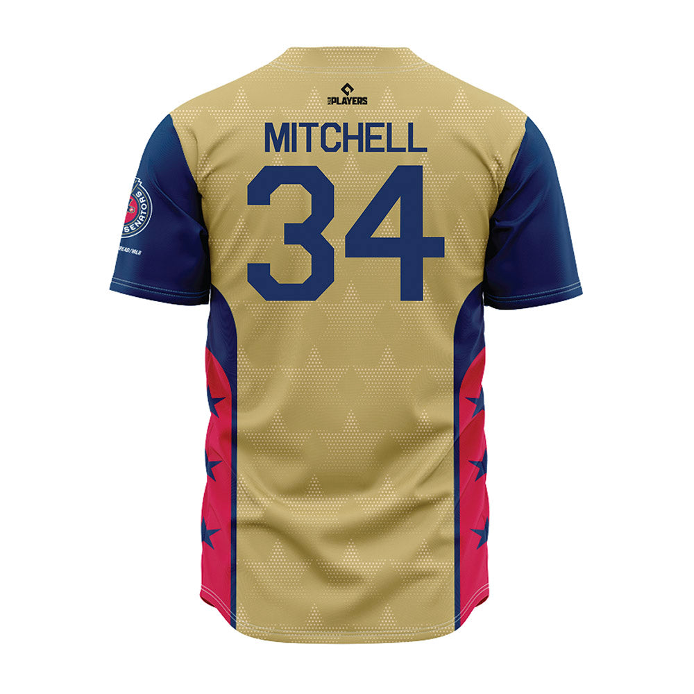 Harrisburg Sens - MILB Baseball : Nick Mitchell - Jersey-1