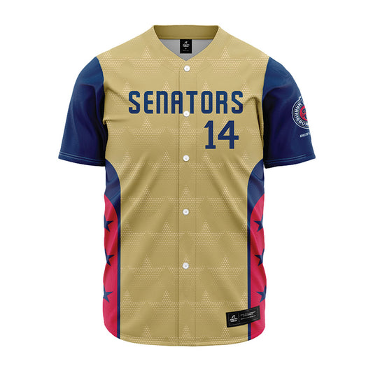 Harrisburg Sens - MILB Baseball : Sandy Gaston - Jersey-0
