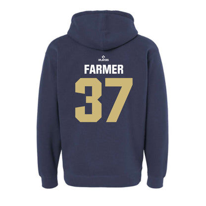 Harrisburg Sens - MILB Baseball : Caleb Farmer - Hooded Pullover Sweatshirt-1