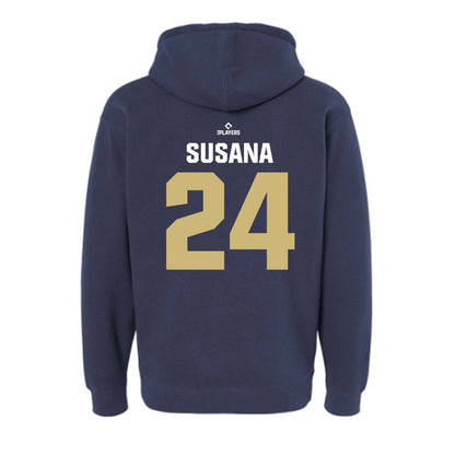 Harrisburg Sens - MILB Baseball : Jarlin Susana - Hooded Pullover Sweatshirt-1