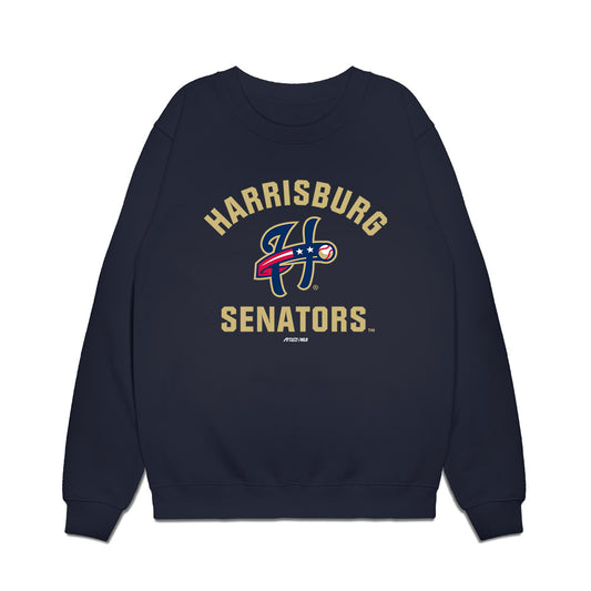 Harrisburg Sens - MILB Baseball : Devin Fitz-Gerald - Premium Crewneck Sweatshirt-0