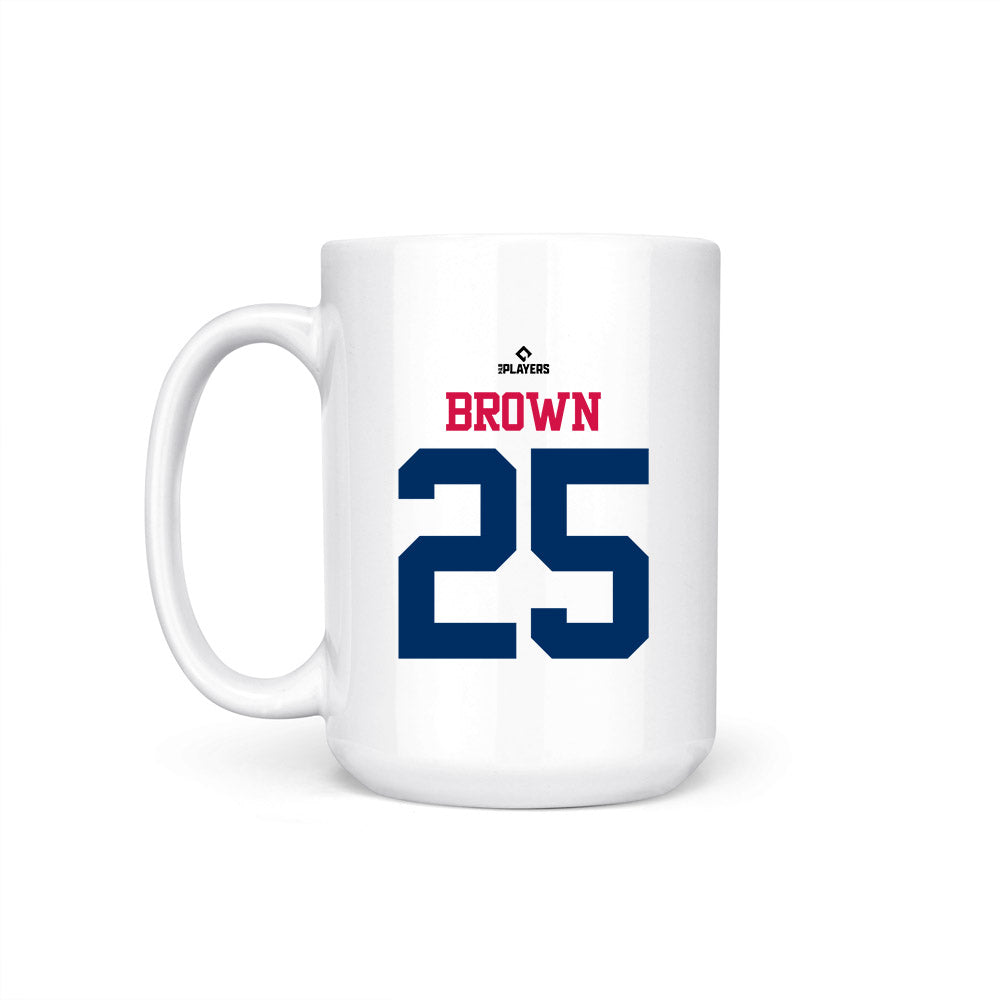 Harrisburg Sens - MILB Baseball : Sam Brown - Coffee Mug-1