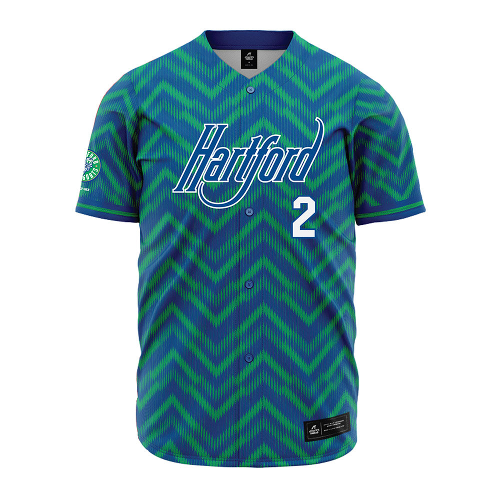 Hartford Yard Goats - MILB Baseball : Jared Thomas - Jersey-0