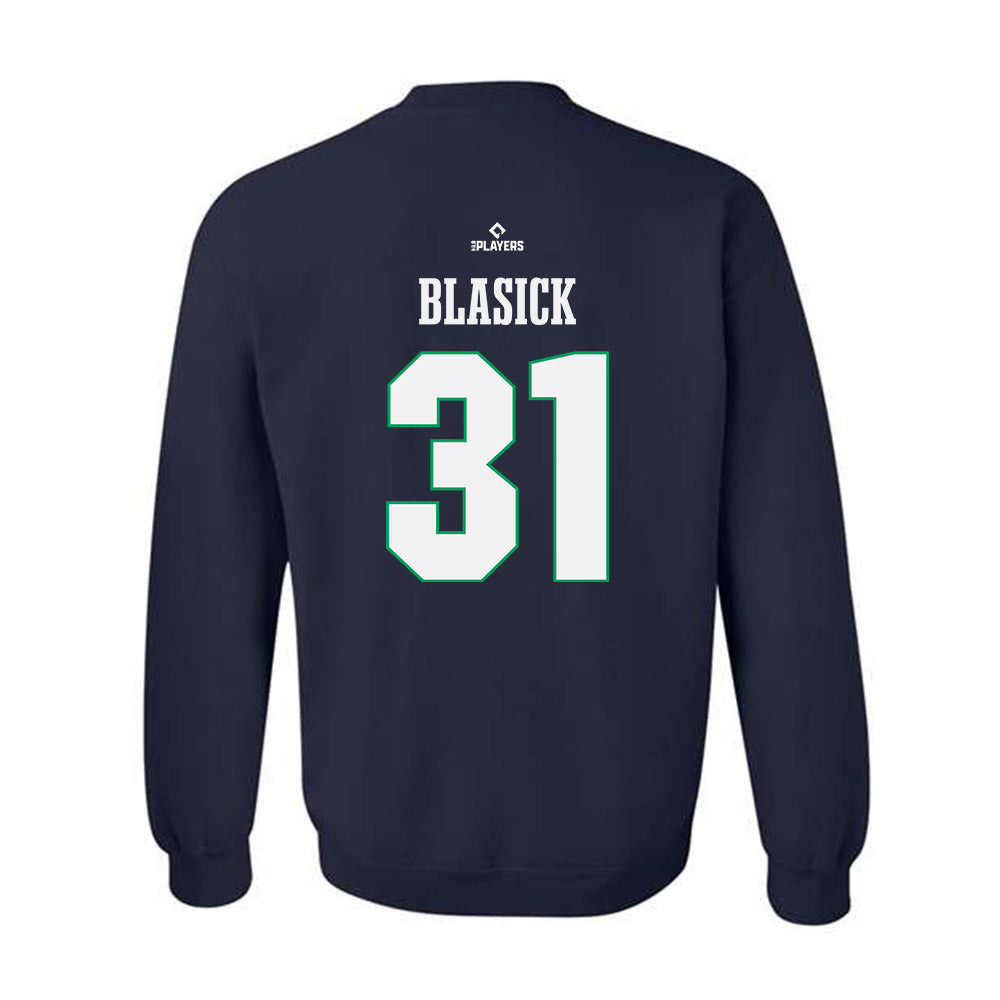 Hartford Yard Goats - MILB Baseball : Nathan Blasick - Crewneck Sweatshirt-1