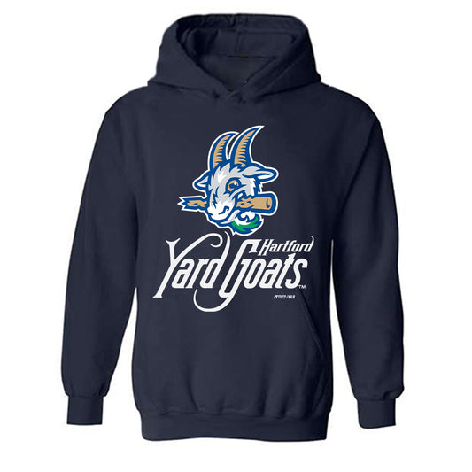 Hartford Yard Goats - MILB Baseball : Konner Eaton - Hooded Sweatshirt-0