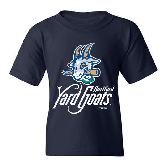 Hartford Yard Goats - MILB Baseball : Dyan Jorge - Youth T-Shirt-0