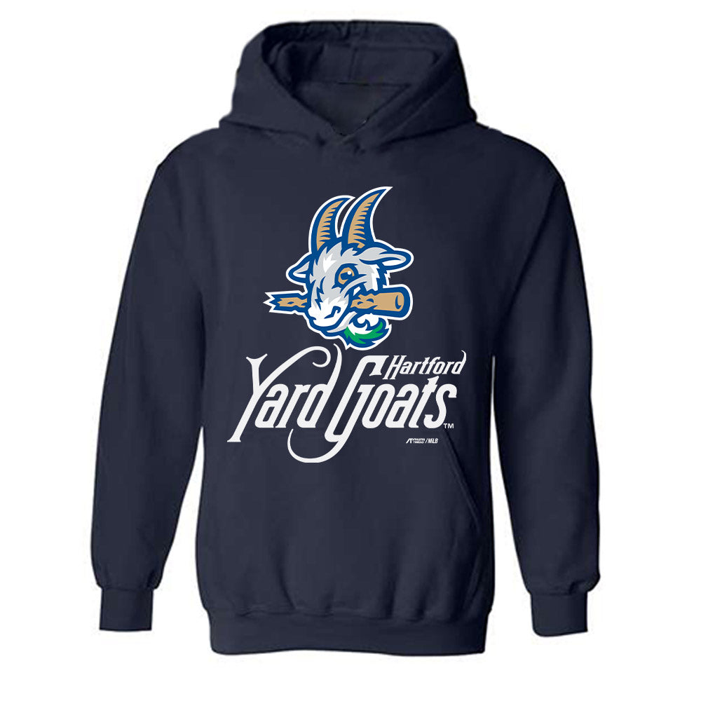 Hartford Yard Goats - MILB Baseball : Austin Smith - Hooded Sweatshirt-0