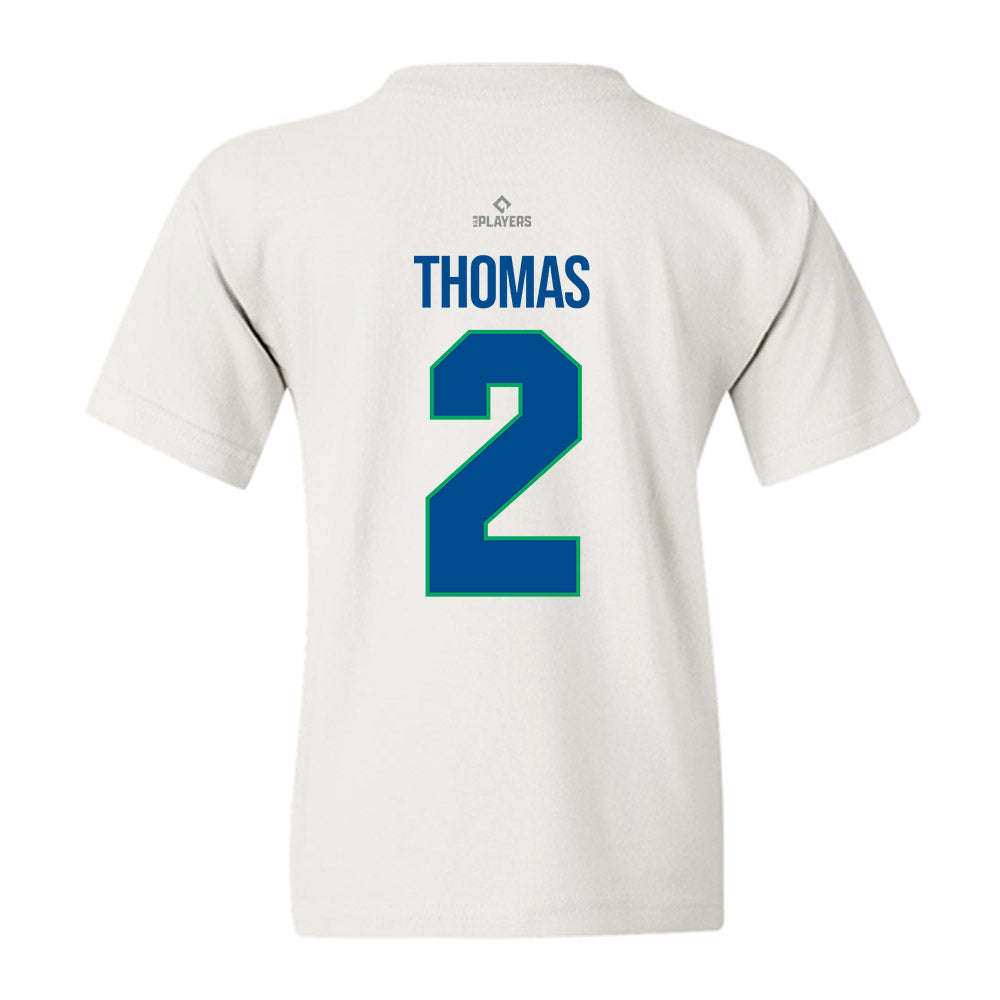 Hartford Yard Goats - MILB Baseball : Jared Thomas - Youth T-Shirt-1