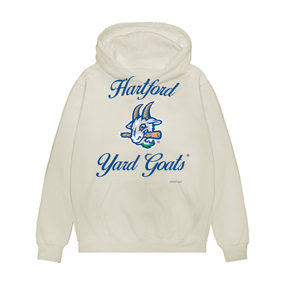 Hartford Yard Goats - MILB Baseball : Ben Shields - Premium Hooded Sweatshirt-0