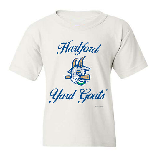 Hartford Yard Goats - MILB Baseball : Dyan Jorge - Youth T-Shirt-0