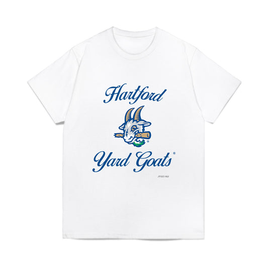 Hartford Yard Goats - MILB Baseball : Mike Antico - Comfort Colors T-Shirt-0