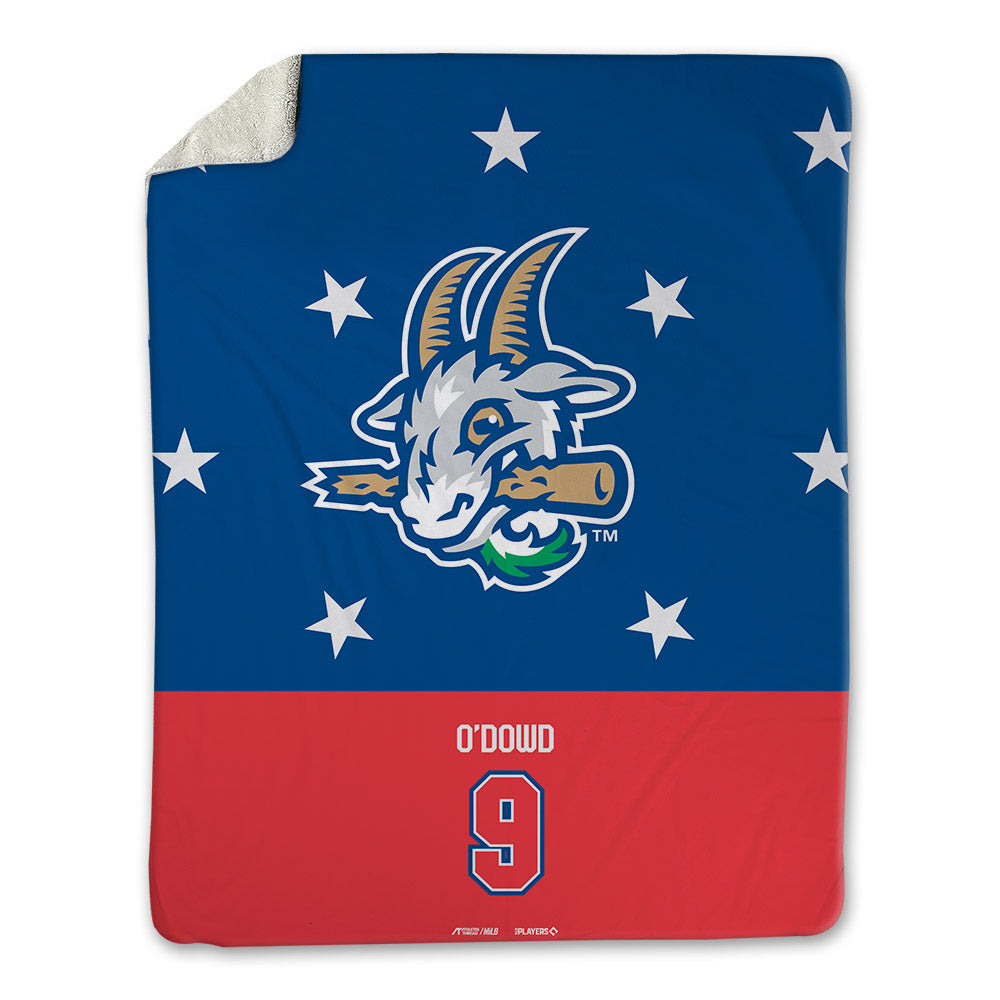 Hartford Yard Goats - MILB Baseball : Jack O'Dowd - Blanket-0
