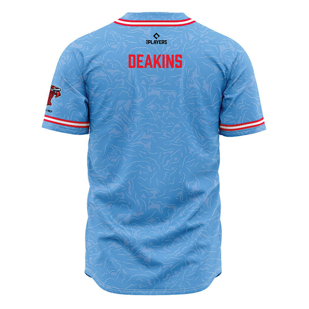 Hickory Crawdads - MILB Baseball : Aidan Deakins - Jersey-1