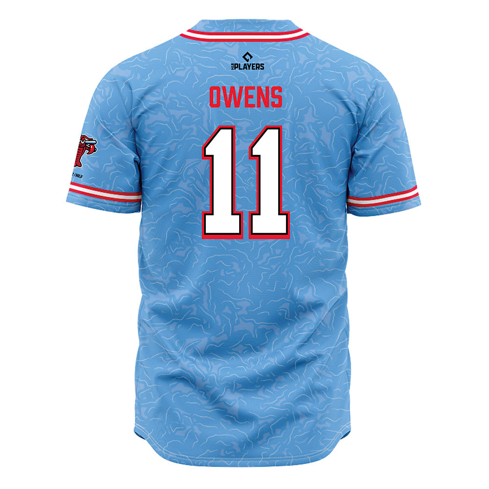 Hickory Crawdads - MILB Baseball : Josh Owens - Jersey-1