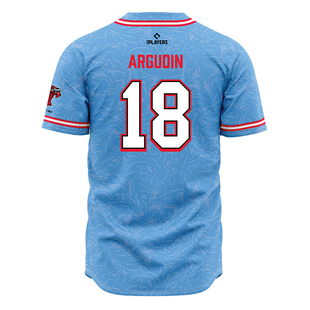 Hickory Crawdads - MILB Baseball : Marco Argudin - Jersey-1