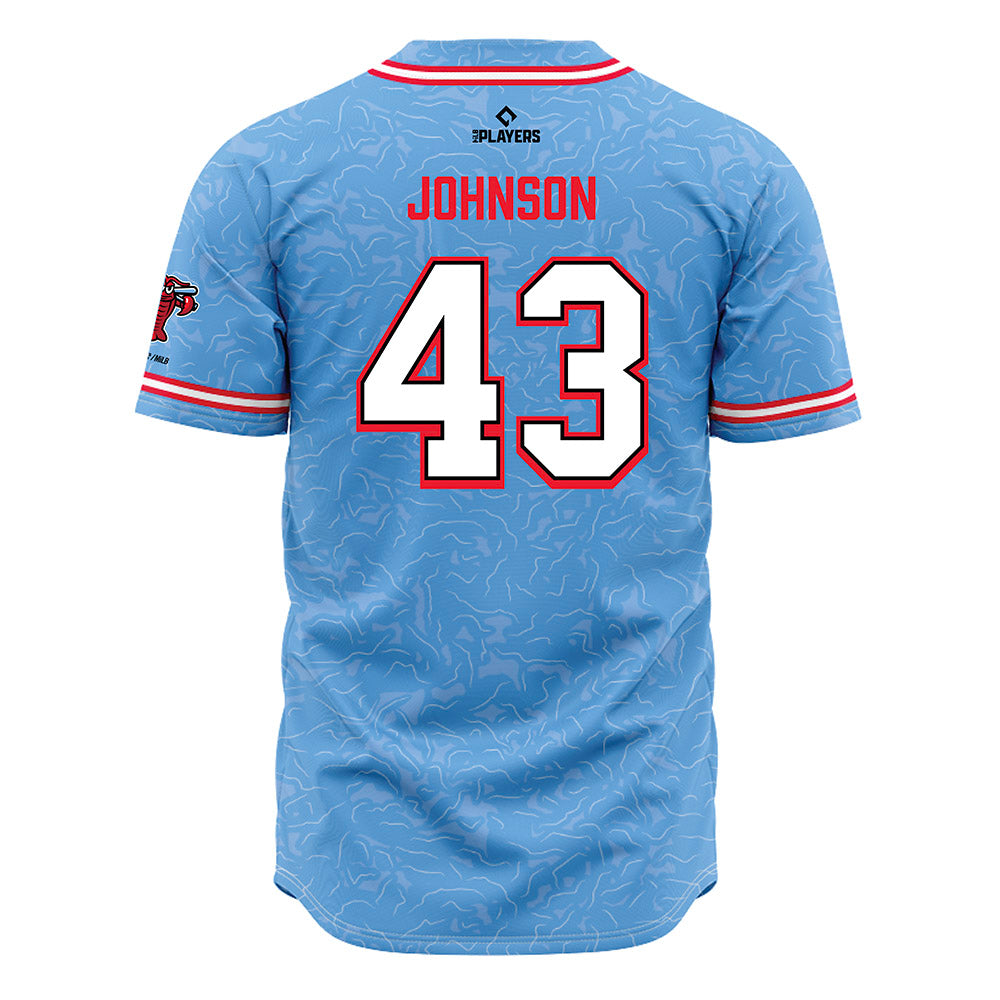 Hickory Crawdads - MILB Baseball : Jacob Johnson - Jersey-1
