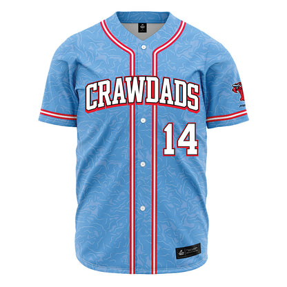 Hickory Crawdads - MILB Baseball : Curley Martha - Jersey-0