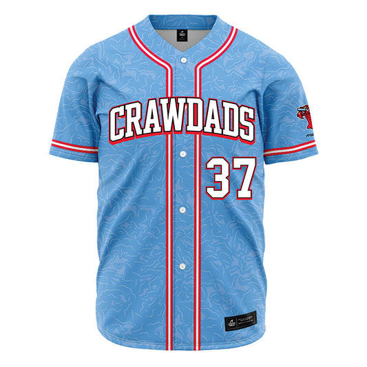 Hickory Crawdads - MILB Baseball : Aneudis Mejia - Jersey-0