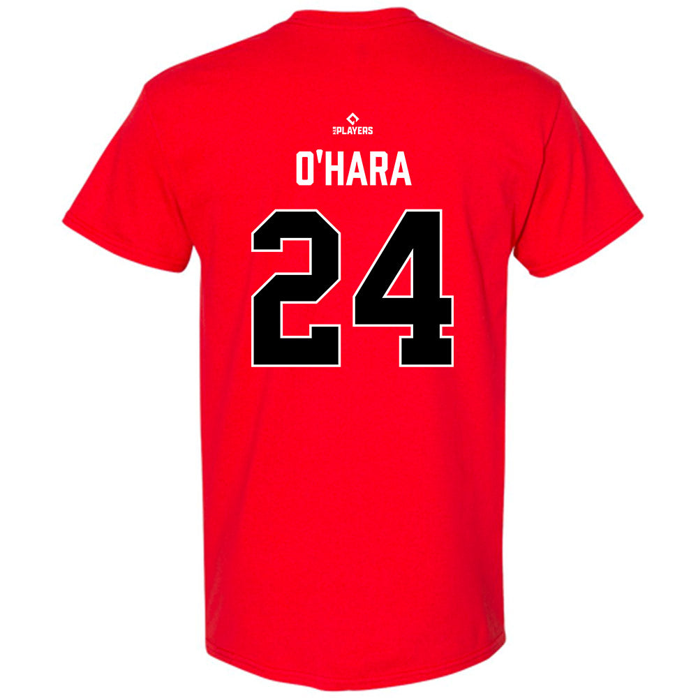 Hickory Crawdads - MILB Baseball : Connor O'Hara - T-Shirt-1