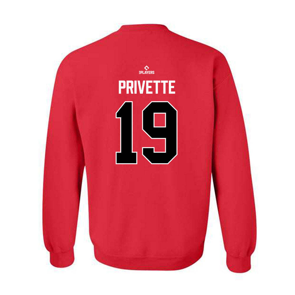 Hickory Crawdads - MILB Baseball : William Privette - Crewneck Sweatshirt-1