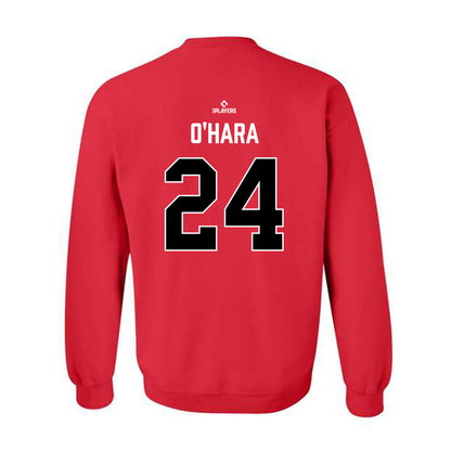 Hickory Crawdads - MILB Baseball : Connor O'Hara - Crewneck Sweatshirt-1