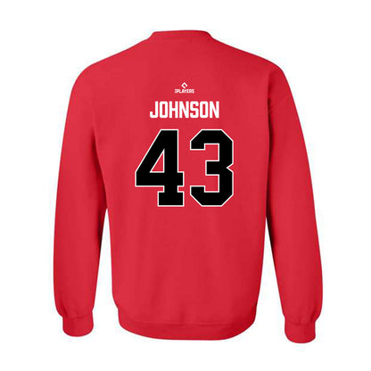 Hickory Crawdads - MILB Baseball : Jacob Johnson - Crewneck Sweatshirt-1