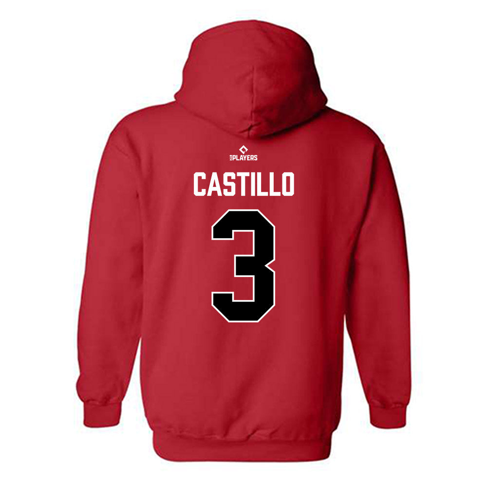 Hickory Crawdads - MILB Baseball : Yolfran Castillo - Hooded Sweatshirt-1