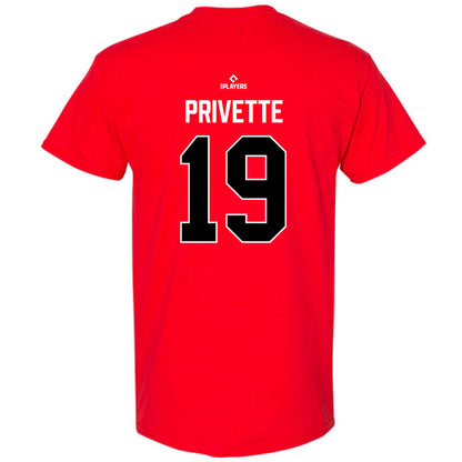 Hickory Crawdads - MILB Baseball : William Privette - T-Shirt-1