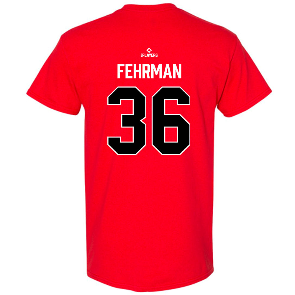 Hickory Crawdads - MILB Baseball : Cole Fehrman - T-Shirt-1
