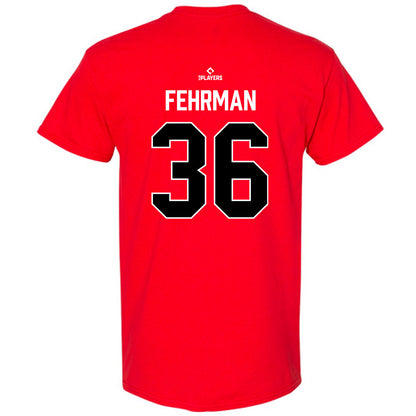 Hickory Crawdads - MILB Baseball : Cole Fehrman - T-Shirt-1