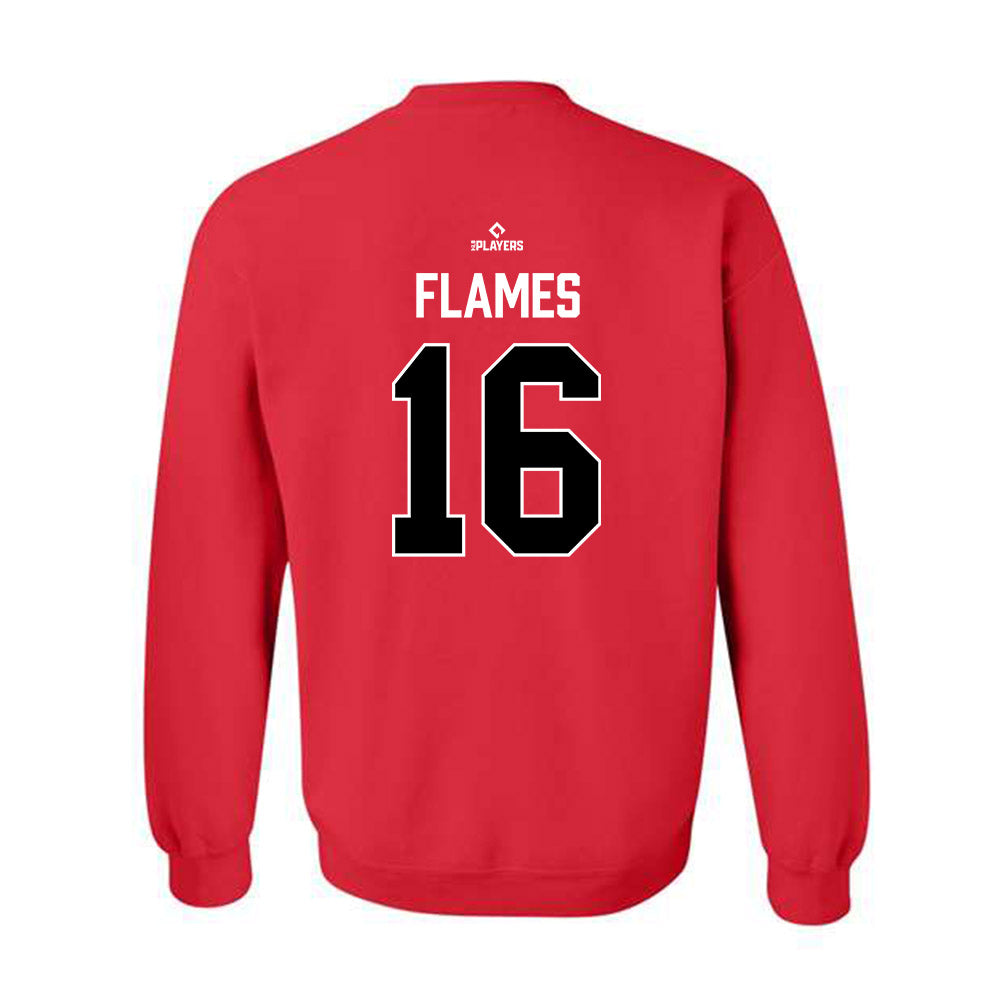 Hickory Crawdads - MILB Baseball : Daniel Flames - Crewneck Sweatshirt-1