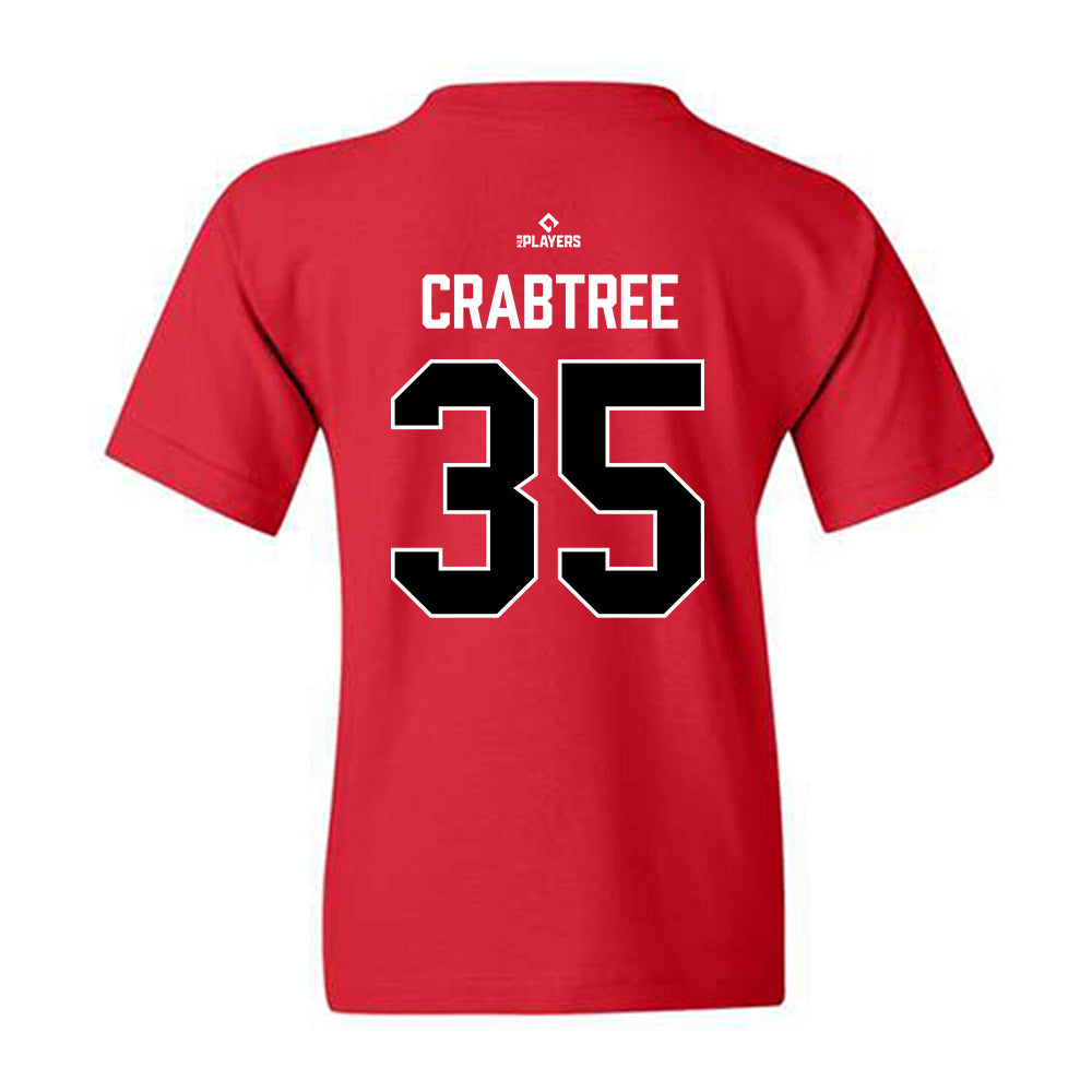 Hickory Crawdads - MILB Baseball : Brandon Crabtree - Youth T-Shirt-1