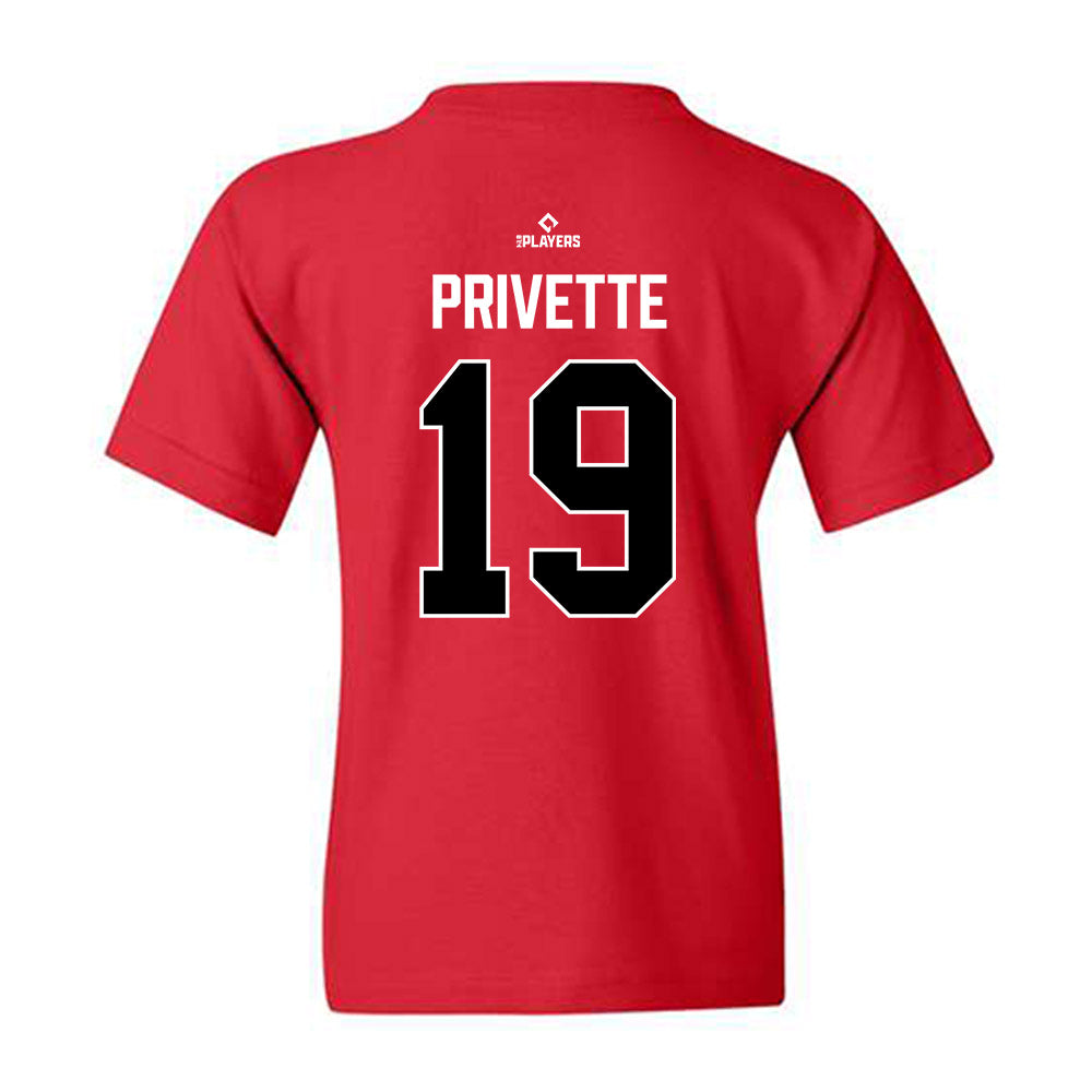 Hickory Crawdads - MILB Baseball : William Privette - Youth T-Shirt-1