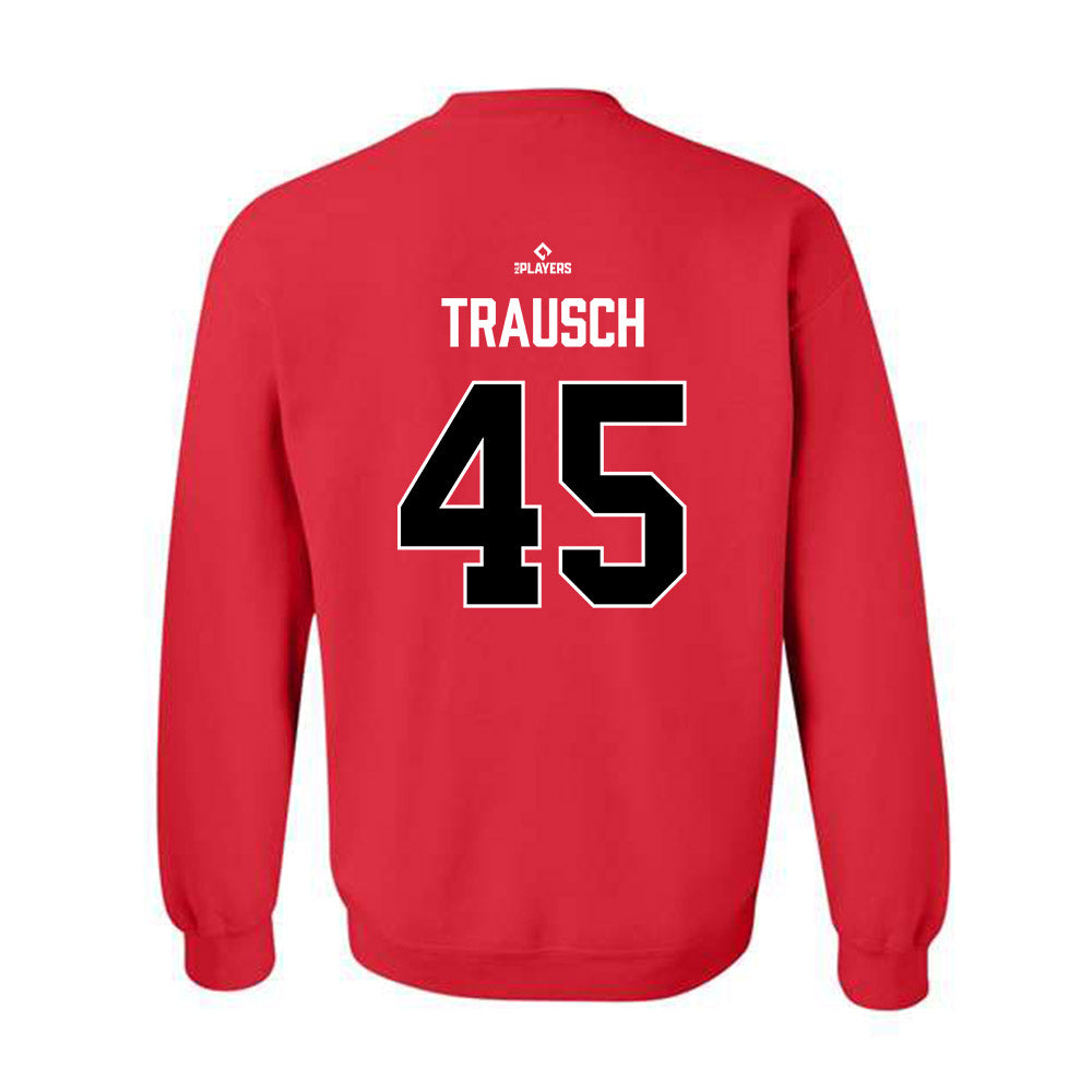 Hickory Crawdads - MILB Baseball : Michael Trausch - Crewneck Sweatshirt-1