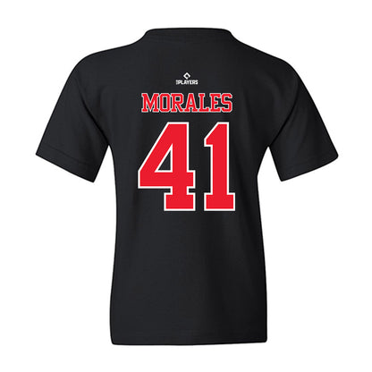 Hickory Crawdads - MILB Baseball : Moises Morales - Youth T-Shirt-1