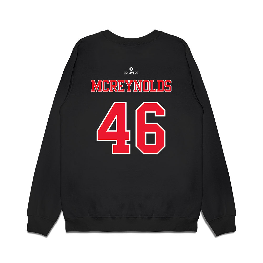 Hickory Crawdads - MILB Baseball : J.D. McReynolds - Premium Crewneck Sweatshirt-1
