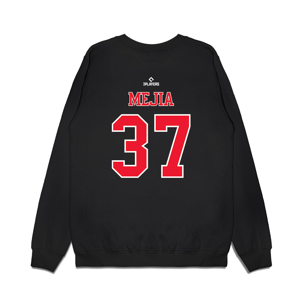 Hickory Crawdads - MILB Baseball : Aneudis Mejia - Premium Crewneck Sweatshirt-1