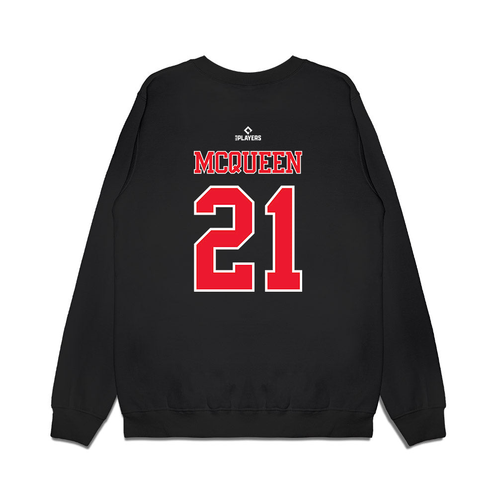 Hickory Crawdads - MILB Baseball : Jay McQueen - Premium Crewneck Sweatshirt-1