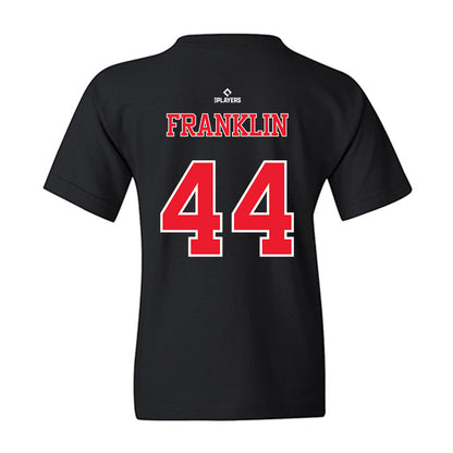 Hickory Crawdads - MILB Baseball : Noah Franklin - Youth T-Shirt-1