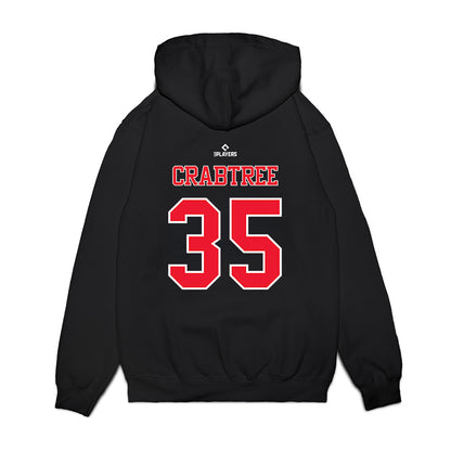Hickory Crawdads - MILB Baseball : Brandon Crabtree - Premium Hooded Sweatshirt-1