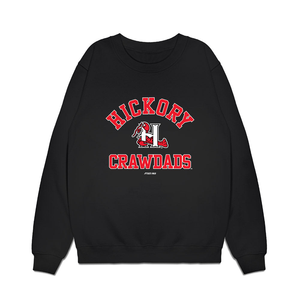 Hickory Crawdads - MILB Baseball : Brandon Crabtree - Premium Crewneck Sweatshirt-0