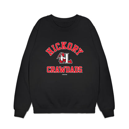 Hickory Crawdads - MILB Baseball : Brandon Crabtree - Premium Crewneck Sweatshirt-0