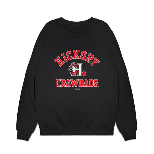 Hickory Crawdads - MILB Baseball : Jay McQueen - Premium Crewneck Sweatshirt-0