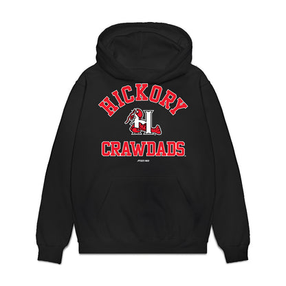Hickory Crawdads - MILB Baseball : Daniel Flames - Premium Hooded Sweatshirt-0